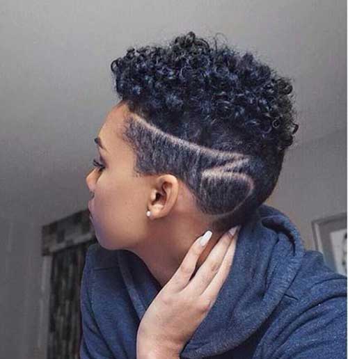 Short Natural Haircuts for Black Women-10