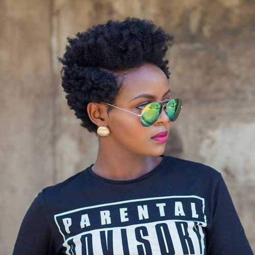 Short Natural Haircuts for Black Women-6