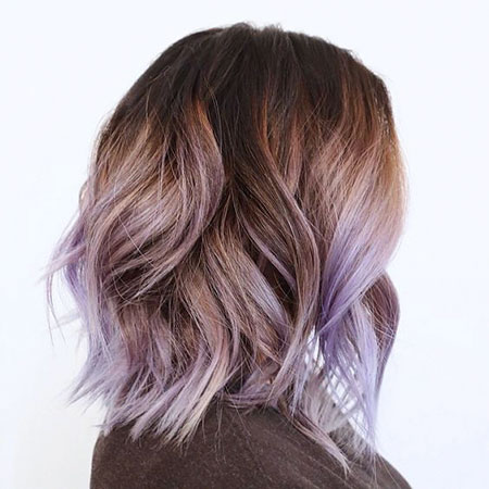 Lavender Ombre Hair, Color Ombre Brown Balayage
