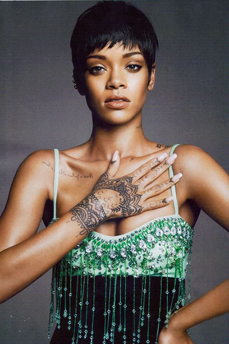 Rihanna Vogue Short Riri
