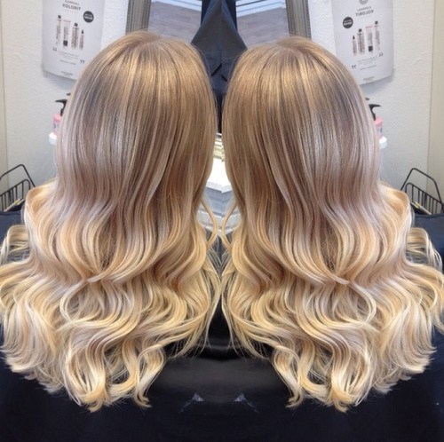 Blonde Ombre Curls