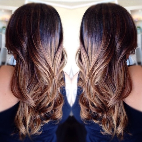 Chocolate Ombre Waves