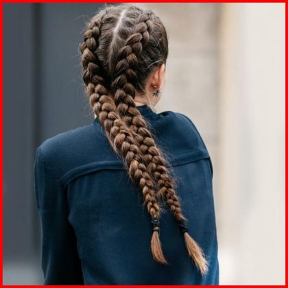 Double Dutch Fishtail Braids | Short Hair Models