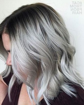 20 Trendy Celebrity Gray Hair Color Ideas 2021 | Short Hair Models