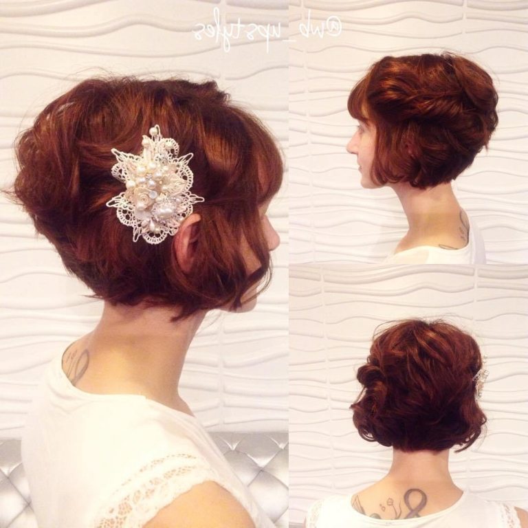 30 Short Wedding Hairstyles You Will Love in 2019.