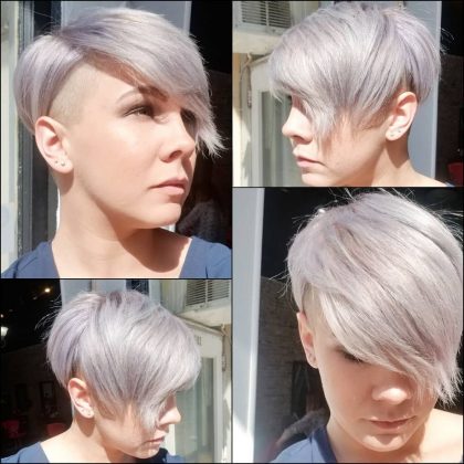 50 Stunning Silver Gray Hair Color Ideas You Will Love 2022 | Short ...