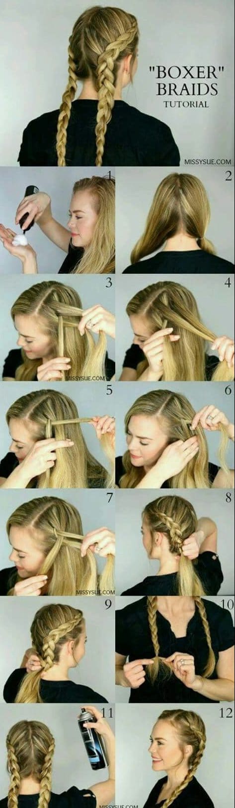 28 Braided Pigtail Braids For Short Hair You Will Love For