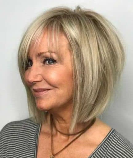 Layered Bob For Fine Hair Over 50