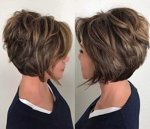 Layered Bobs For Women Over 50