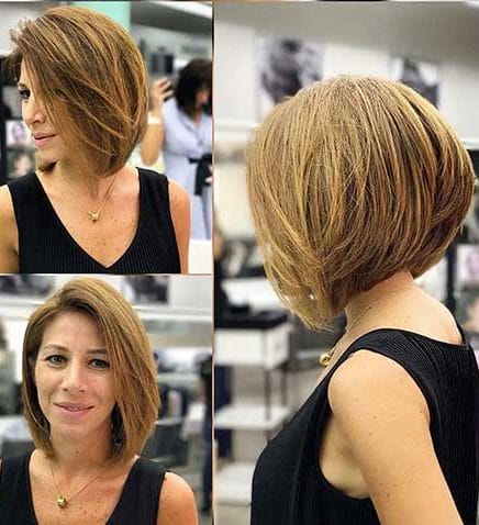 Layered Bobs For Women Over 50