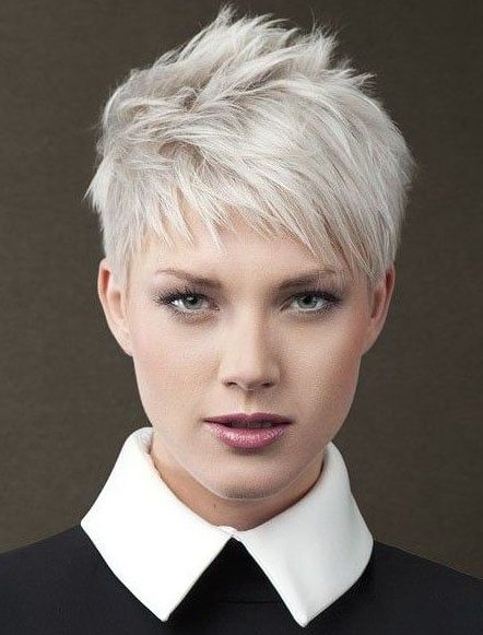 Edgy short messy hairstyles
