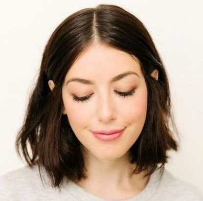 Above shoulder length hair