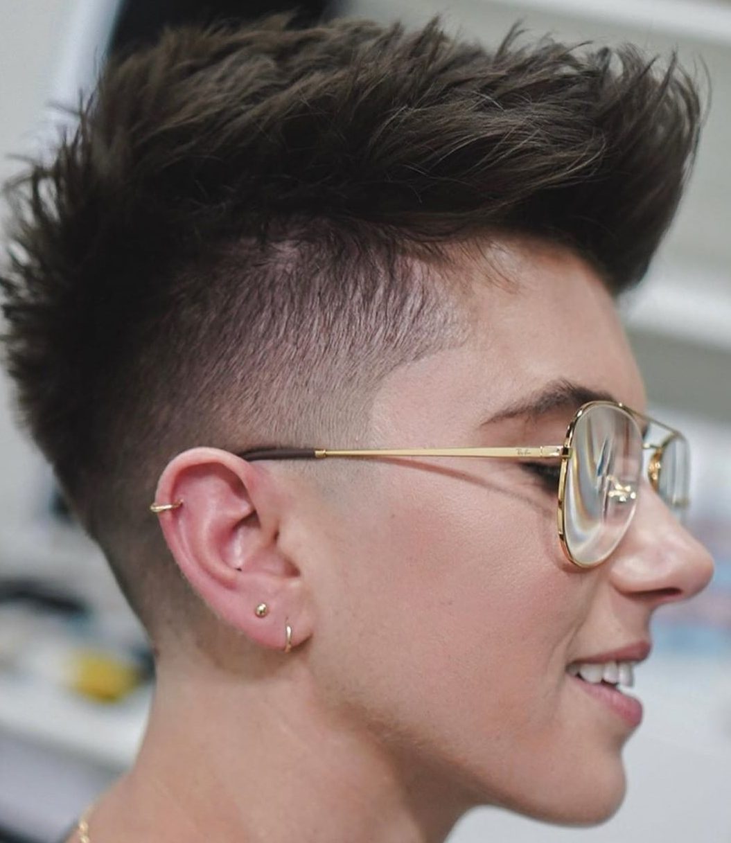 Androgynous tomboy haircuts