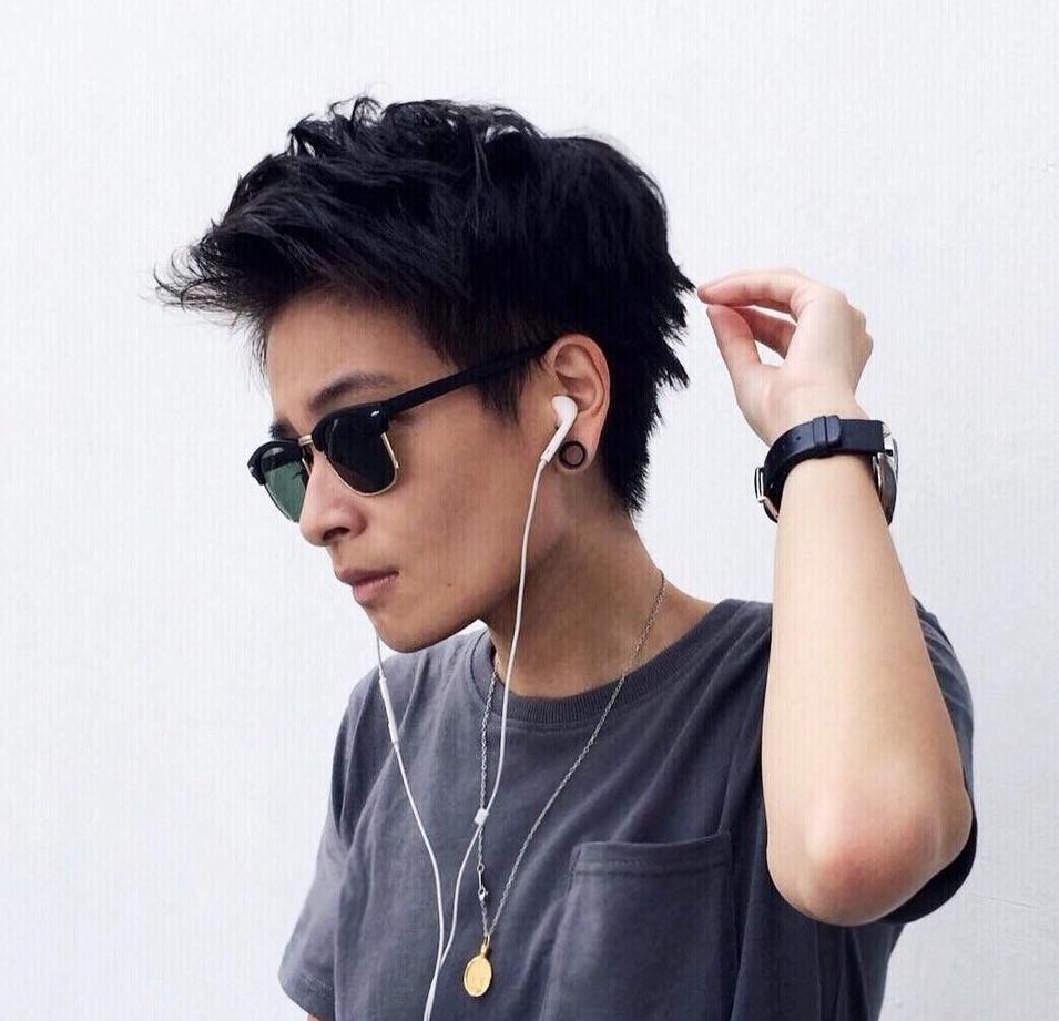 Androgynous tomboy haircuts