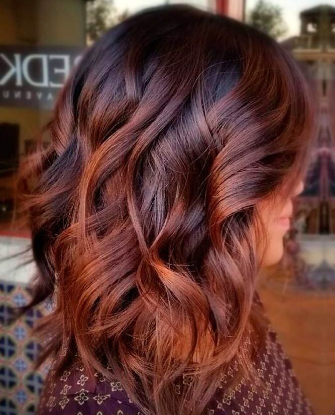 15 Auburn Balayage Hair Color Ideas For Short Haircuts Short Hair Models