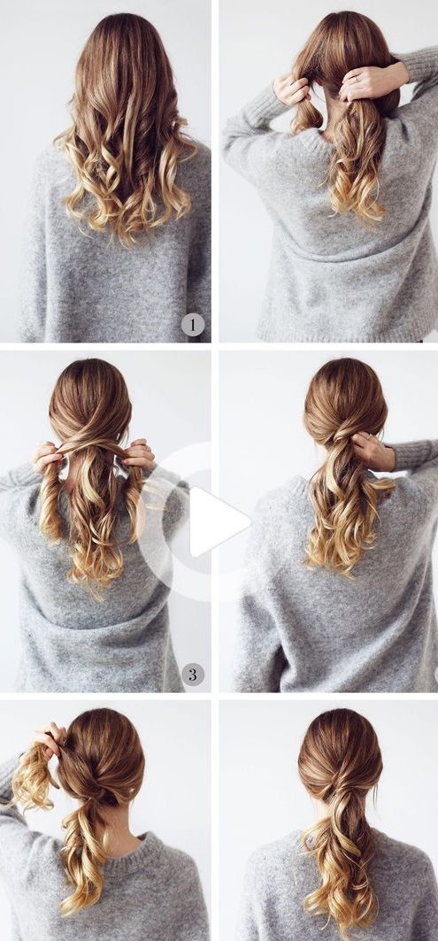 Quick And Easy 5 Minute Lazy Hairstyle Tutorials For Beginners Short 