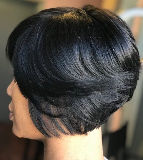 Black short bob hairstyles