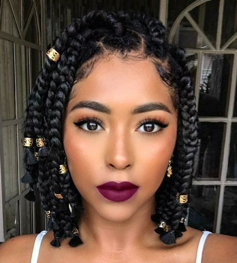 Braids for short hair black