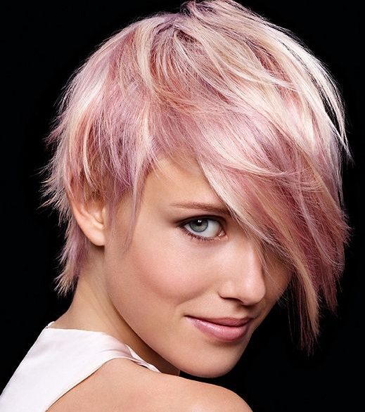 Champagne Pink Pink Short Hair E1595159960211 