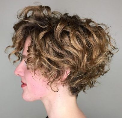 Curly short hair styles