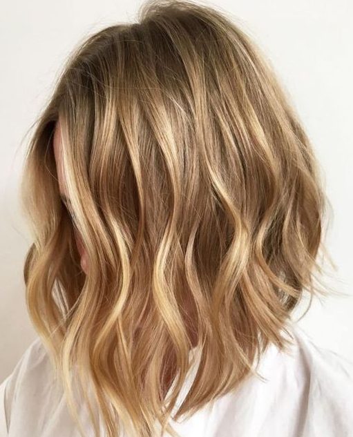 Honey Blonde for short hair