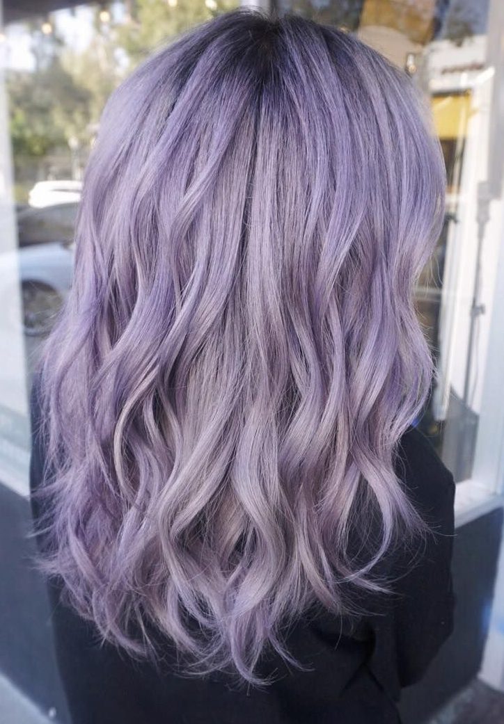 Light purple hair