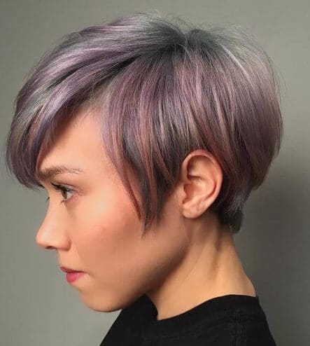 Long pixie cut