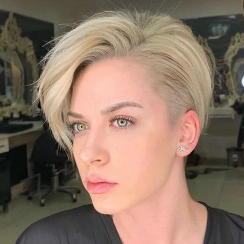 Long pixie cut