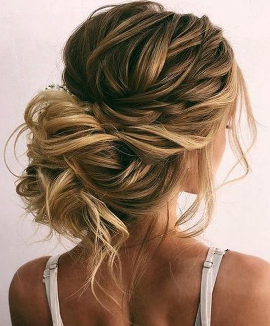 Messy updo hairstyles