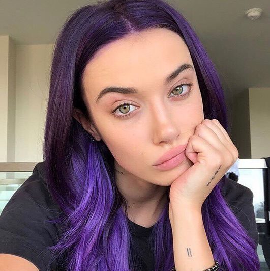 Purple hair