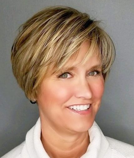 Short hairstyles for over 50 fine hair