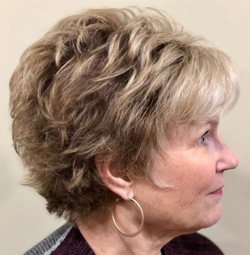 Short hairstyles for over 60 fine hair