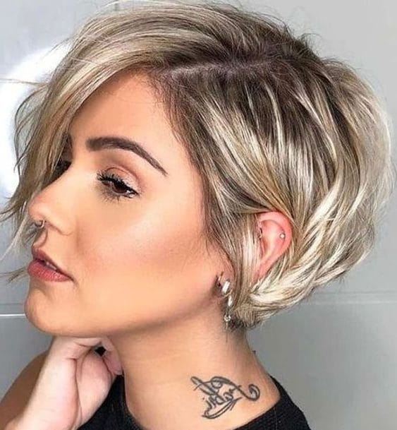 Short hairstyles for thin hair