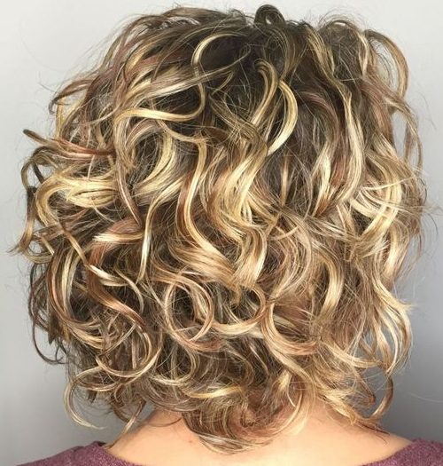 Short length curly hairstyles