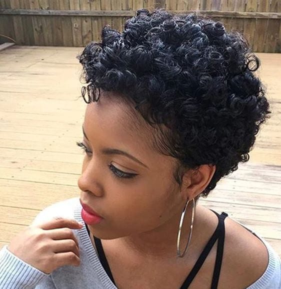 Short natural haircuts for black females