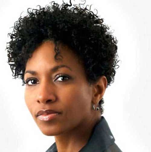 Short natural hairstyles for black women over 50