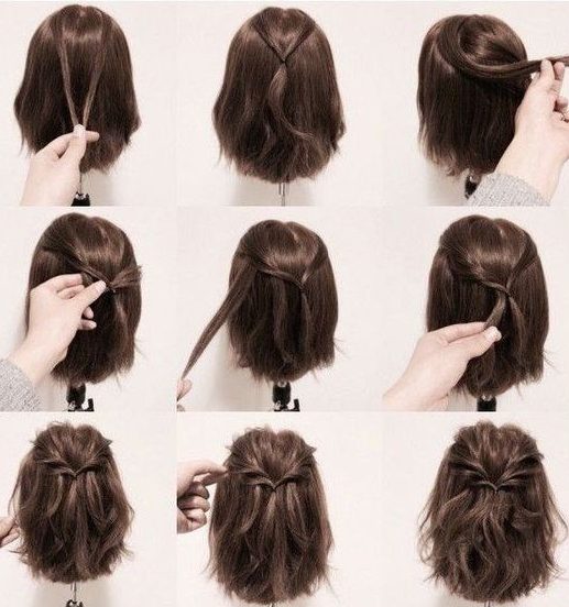 Step by step short hair