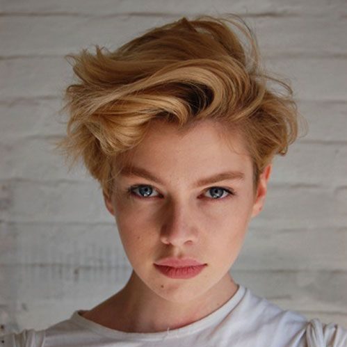Thick hair short androgynous hairstyles
