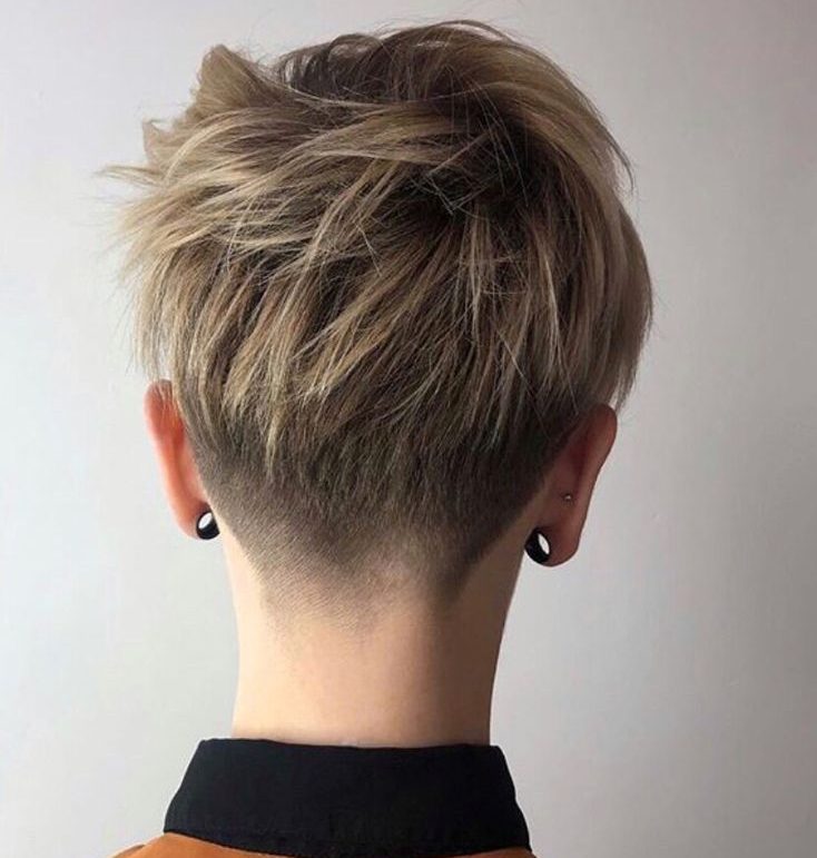 Undercut short hair tomboy haircuts