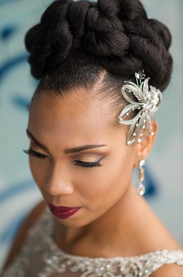 Wedding natural hairstyles for black women