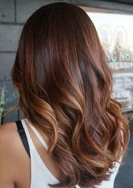 auburn chestnut balayage