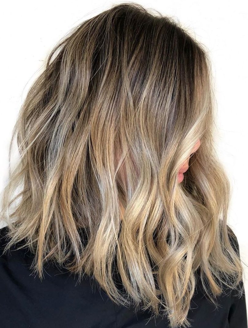 balayage blonde highlights