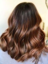 caramel auburn chestnut hair color