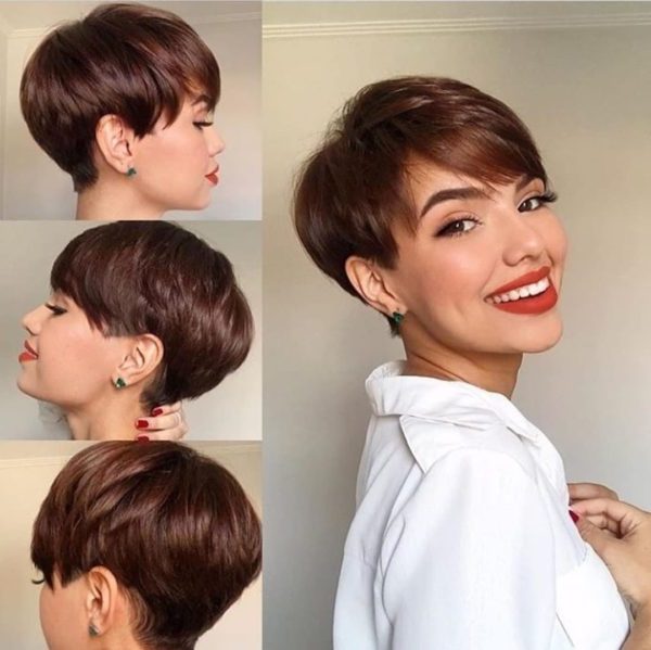 edgy funky pixie cut