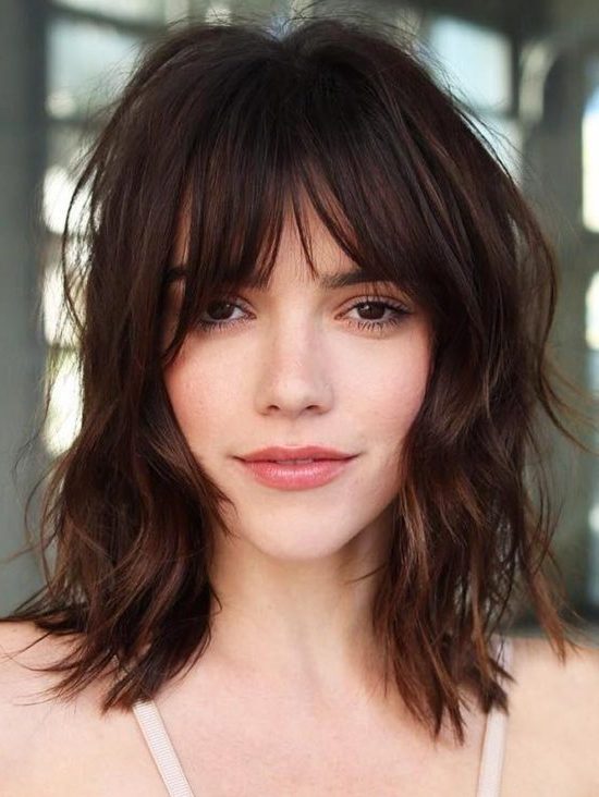 Lob Haircuts With Bangs | Short Hair Models