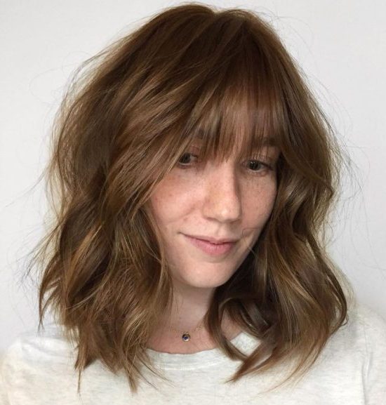 Lob Haircuts With Bangs | Short Hair Models