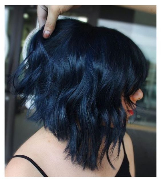 mermaid blue ombre hair short