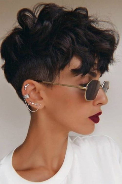 short pixie hair cut