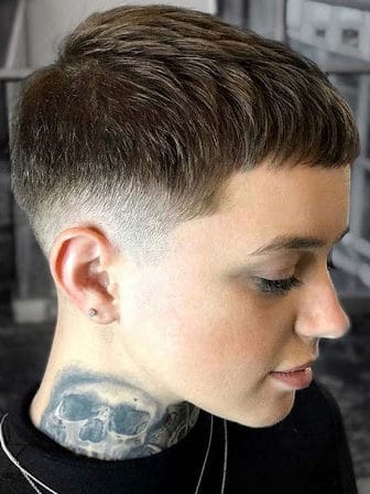 Androgynous tomboy haircuts