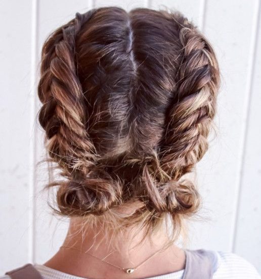 Beginner braids for short hair